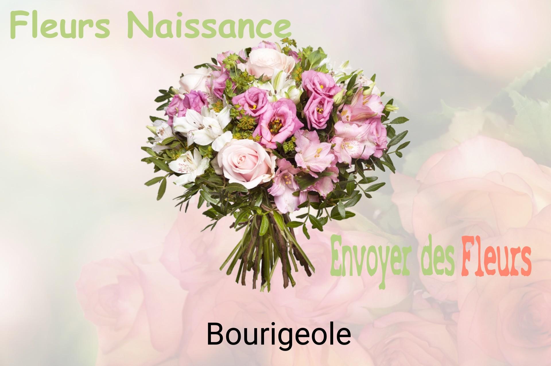 Bouquet de fleurs de naissance livré à Bourigeole